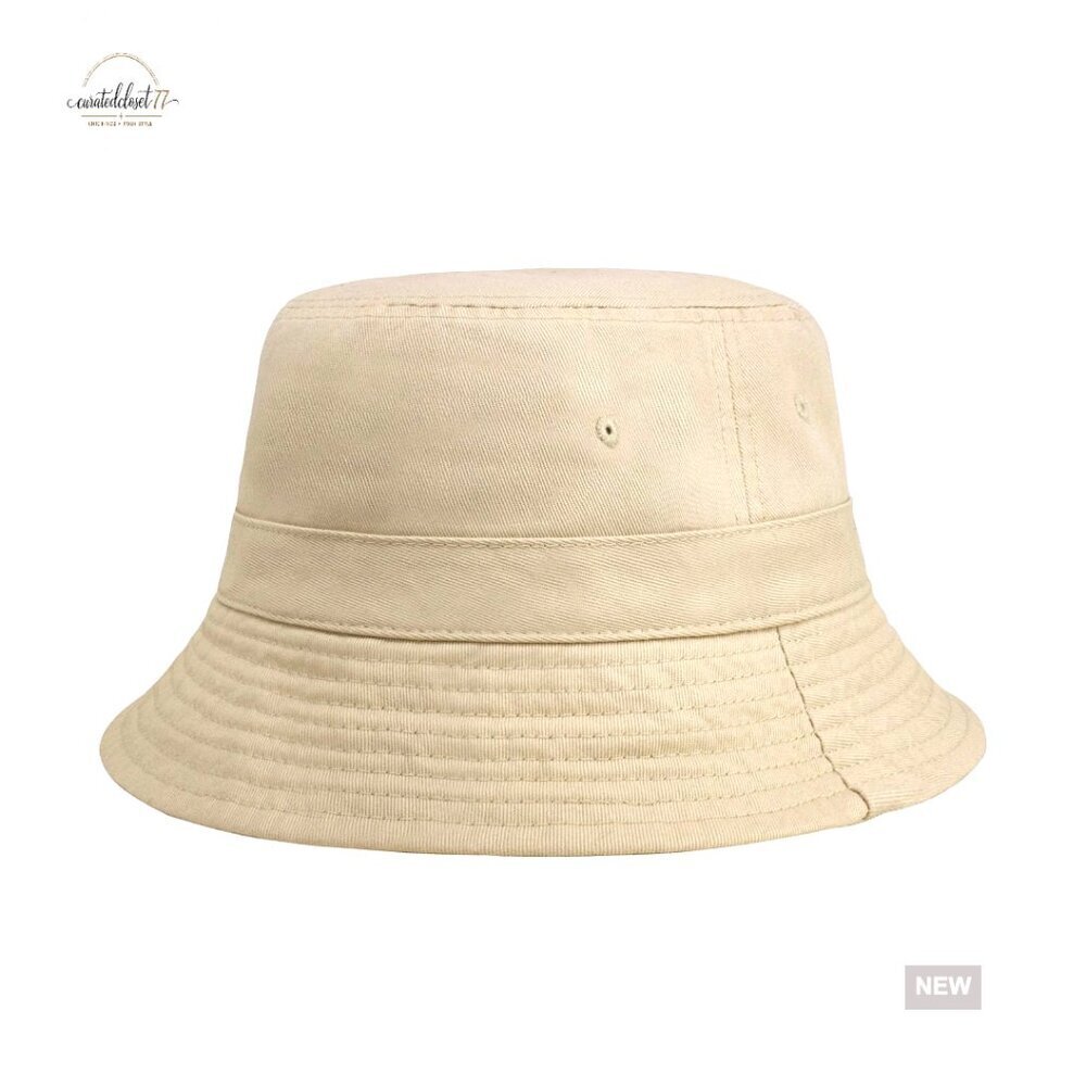 Adjustable Cotton Bucket Hat with UPF 50+ Sun Protection for Outdoor Activities